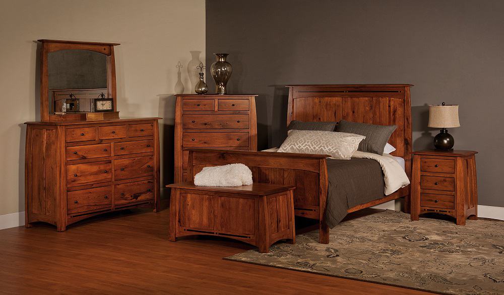 hickory wood bedroom furniture