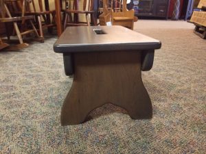 Antique Slate Slotted Bench 2